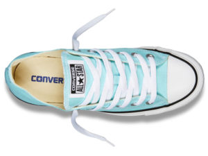 Кеды Converse Chuck Taylor All Star бирюзовые женские и подростковые - фото сверху