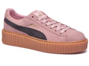 Кроссовки Puma by Rihanna Creeper женские розовые с черным - фото справа