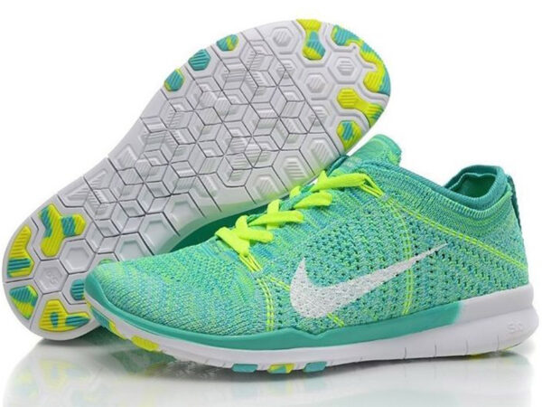 Nike Free Run Flyknit 5.0 зеленые (35-40)