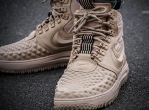 Зимние Nike Air Force 1 с МЕХОМ Lunar Duckboot Beige бежевые (35-45)