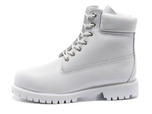 Ботинки Timberland Classic (lather white) кожаные 35-40