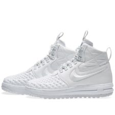 Зимние Nike Air Force 1 с МЕХОМ Lunar Duckboot White белые (35-45)