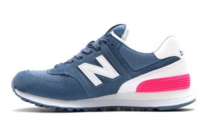 New Balance 574 синие с розовым женские (35-39)