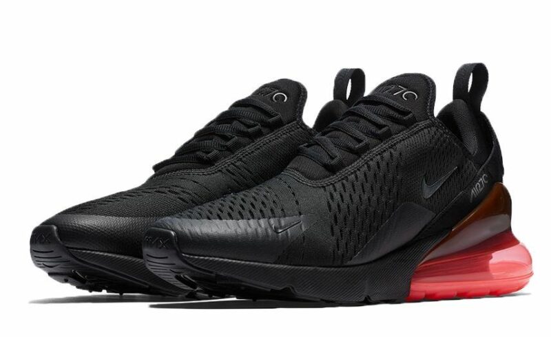 Nike Air Max 270 черные с красным (36-44)