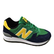 New Balance 670 замша-сетка зеленые с синим (35-45)