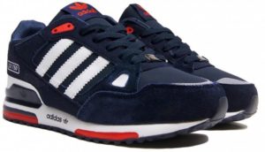 Adidas ZX 750 синие с белым кожа (40-45)