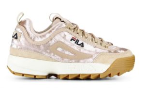 Fila Disruptor 2 золотые вельвет (35-39)