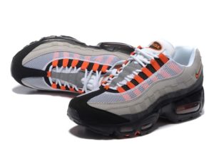 Nike Air Max 95 белые с красным и черным (41-45)