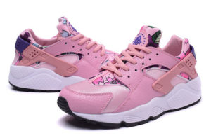 Nike Air Huarache розовые с рисунком (35-39)