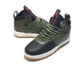 Nike Air Force 1 Lunar Duckboot оливковые (40-44)