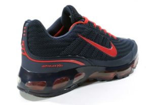 Nike Air Max 360 синие с красным (40-45)