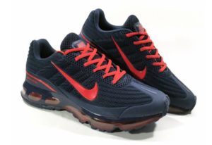 Nike Air Max 360 синие с красным (40-45)