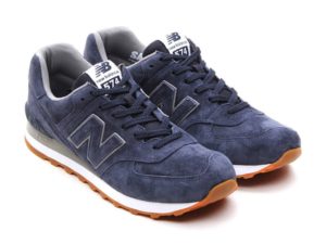 NEW BALANCE 574 ЗАМША темно синие (40-45)