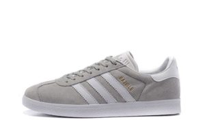 Adidas Gazelle серые с белым (35-44)