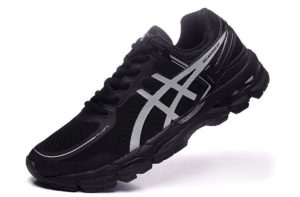 Asics Gel Kayano 22 (Black/Silver) черные 40-44