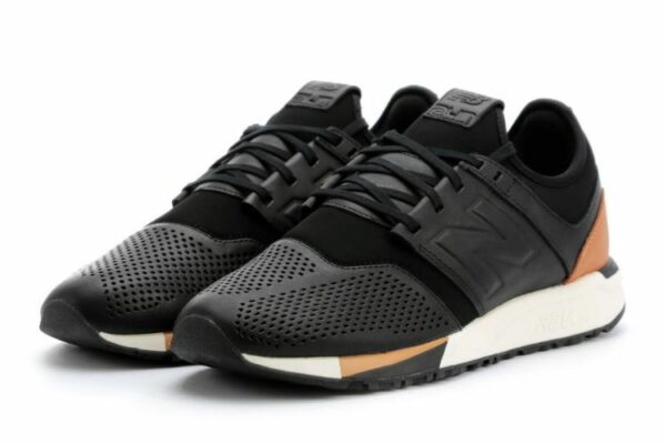 New Balance 247 черные с коричневым (39-43)