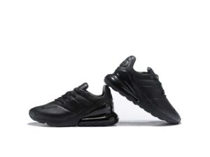 Nike Air Max 270 черные кожа (40-44)