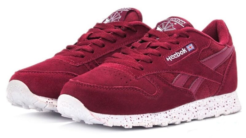 Reebok Classic Suede бордовые (35-39)