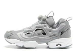 Reebok Insta Pump Fury Flat серые с белым (35-43)