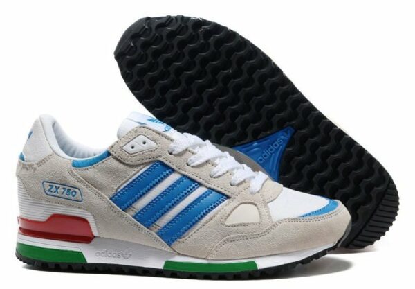 Adidas ZX 750 серые с голубым (40-44)