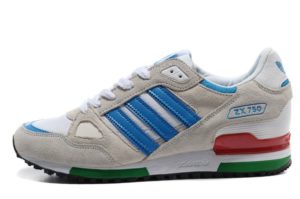 Adidas ZX 750 серые с голубым (40-44). Адидас zx 750