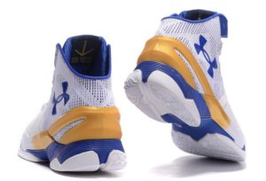 Under Armour Curry 2 белые с синим и золотым (40-45)