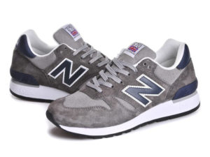 Кроссовки New Balance 670 серые с синим (40-44)