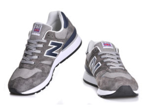 Кроссовки New Balance 670 серые с синим (40-44)