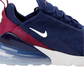 Nike Air Max 270 синие/бордовые-Blue/Claret (35-39)