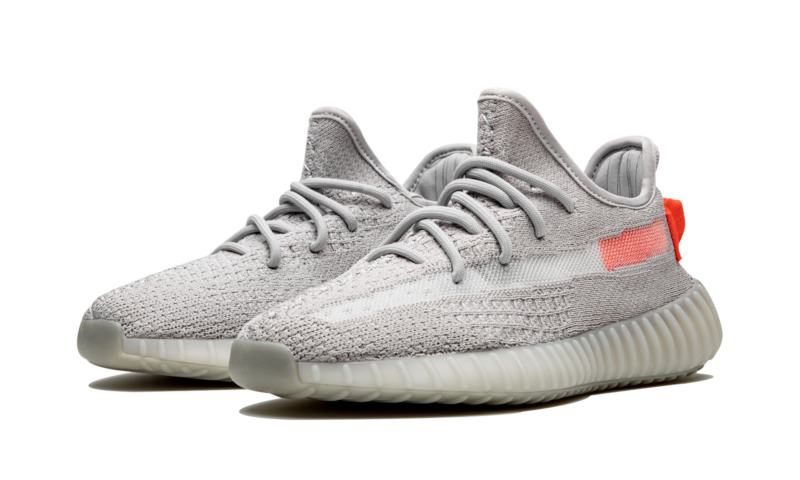 Adidas Yeezy Boost 350 V2 Tail Light серые с оранжевым (35-44)