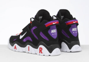 Nike Air Barrage Mid QS черные-белые-фиолетовые (40-44)