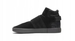 Зимние Adidas Tubular Invader Strap с мехом черные (40-44)