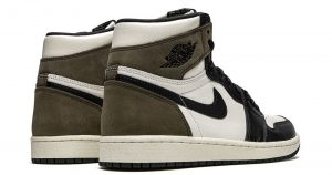 Зимние Nike Air Jordan 1 Retro High Dark Mocha с мехом черно-белые с коричневым кожа-нубук женские (35-40)