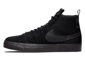 Nike SB Zoom Blazer Mid black черные нубук мужские (40-44)